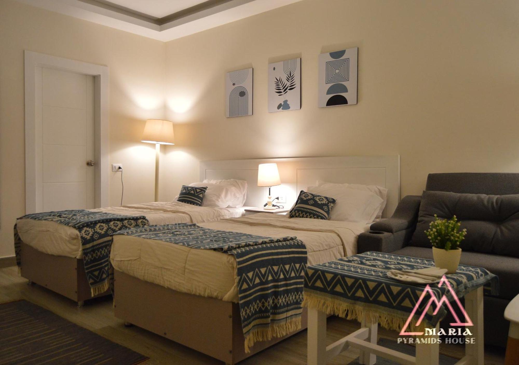 Maria Pyramids House Hotel Kafrat al Jabal Exterior photo
