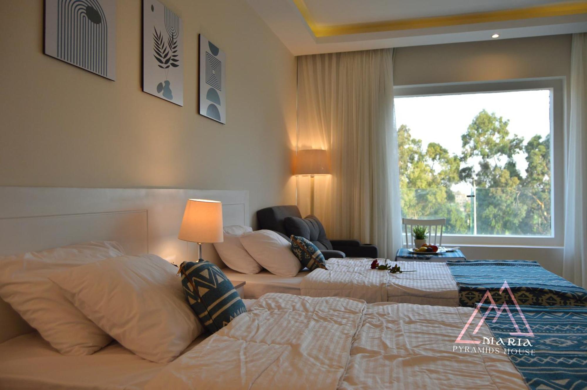 Maria Pyramids House Hotel Kafrat al Jabal Exterior photo